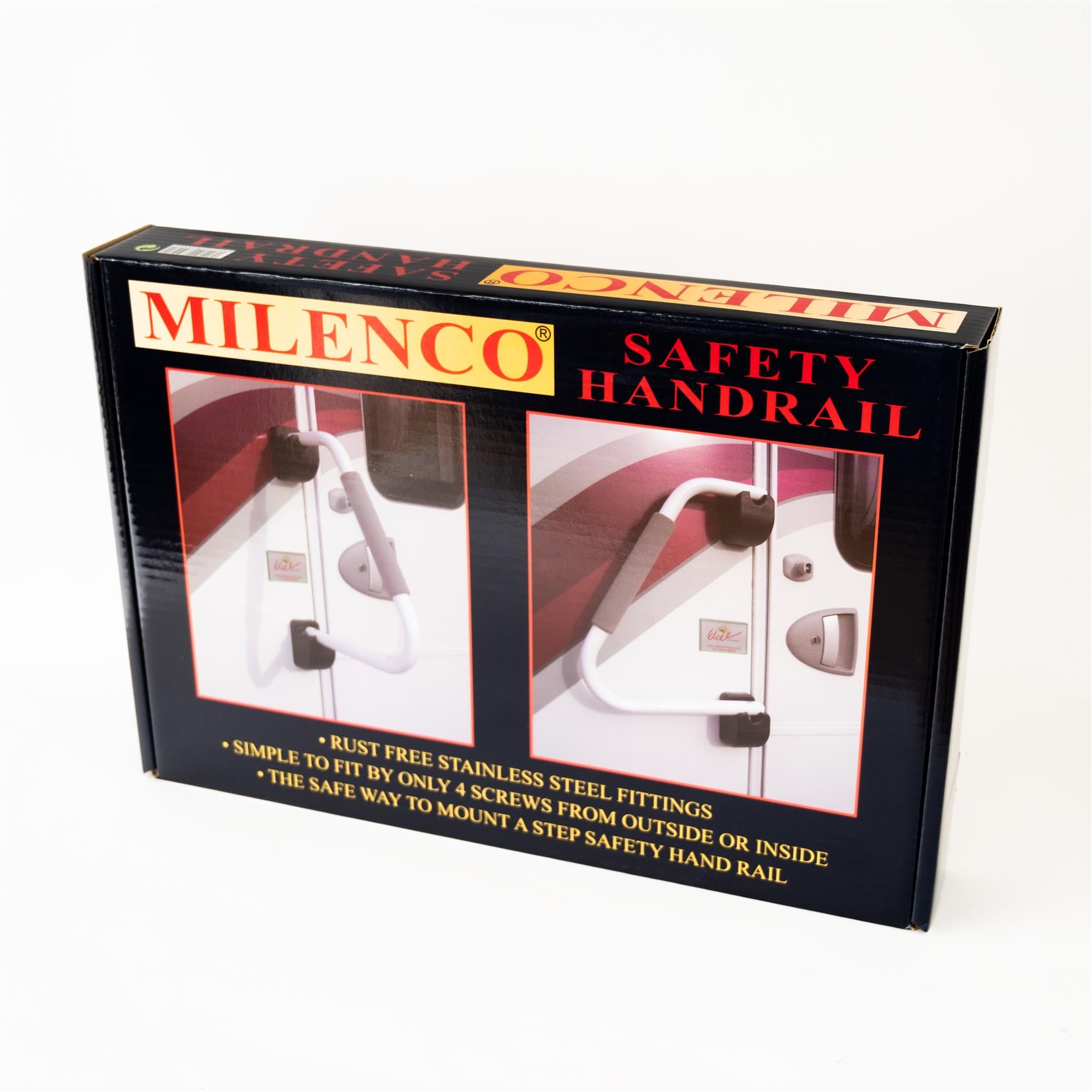 Milenco Motorhome 4480 Safety Handrail in White Southwest Leisure Spares