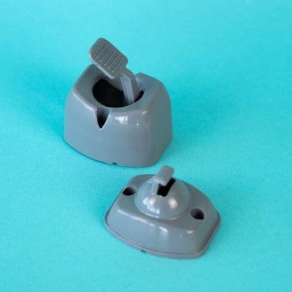 Lever Release Door Retainer Grey