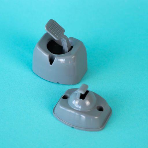 Lever Release Door Retainer Grey