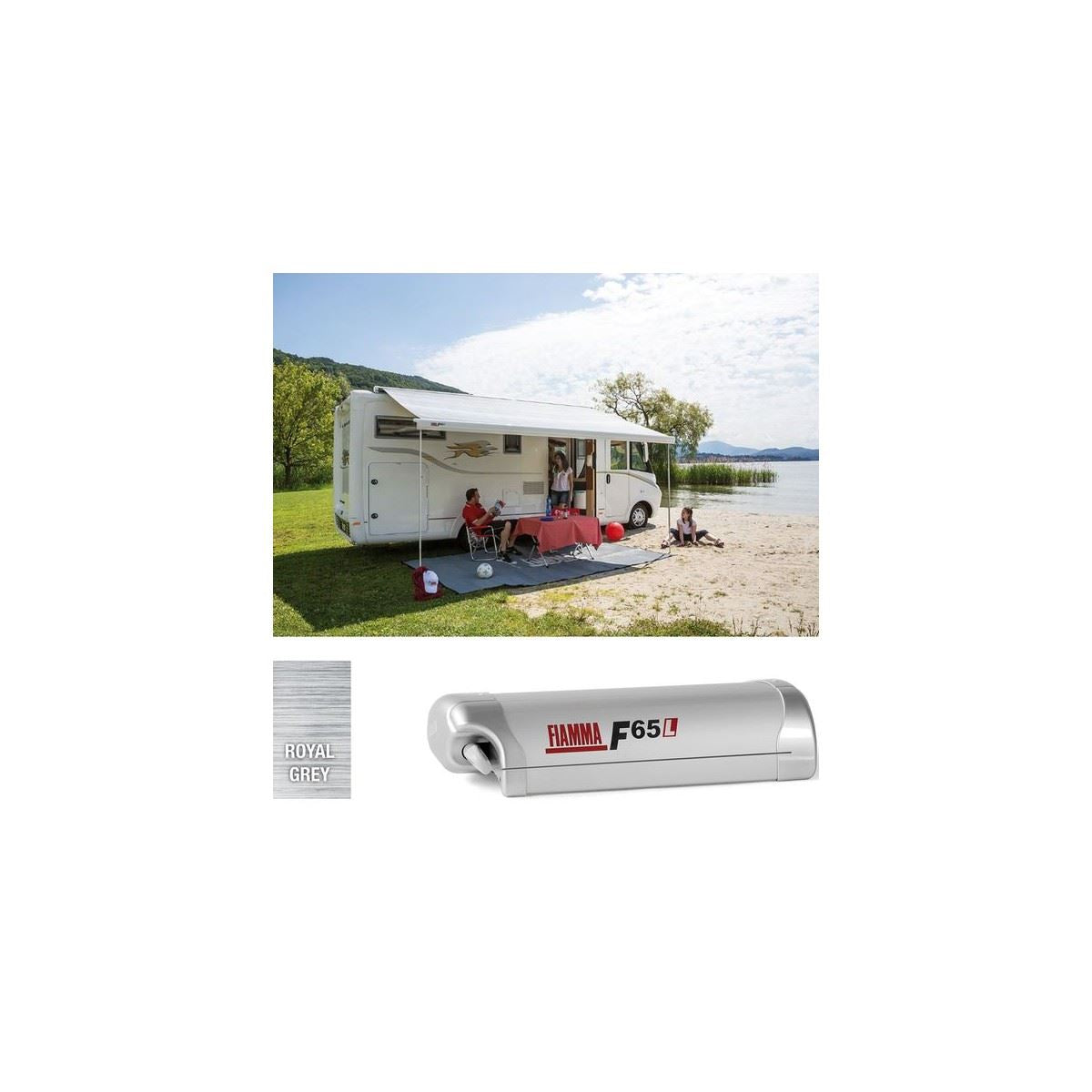 Titanium F65L 400 Royal Grey Fabric