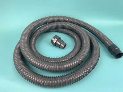 A black Reich sewage hose set.