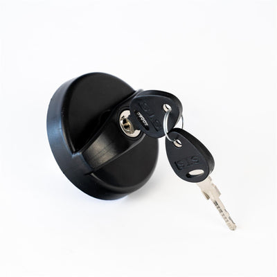 Fresh water cap lock and keys (black)