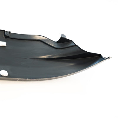 A grey Roller Team 695 2014 motorhome front left skirt.