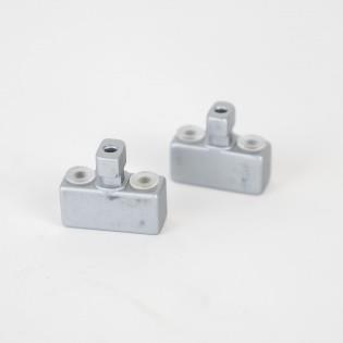 A chrome Sunlight motorhome spice rack and fittings.