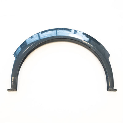 A grey Roller Team Autoroller and Zefiro motorhome wheel arch.