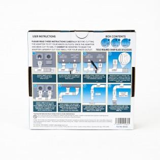 Colapz Flexi Waste Pipe Double Adapter