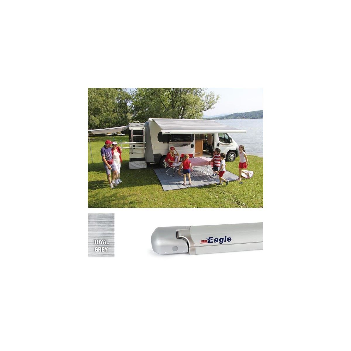 Titanium F65 Eagle 400 Royal Grey Fabric