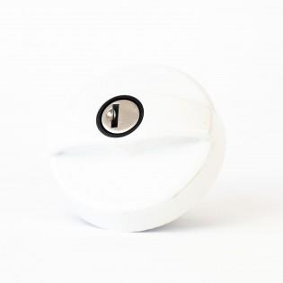 Fresh water cap, lock key (white)