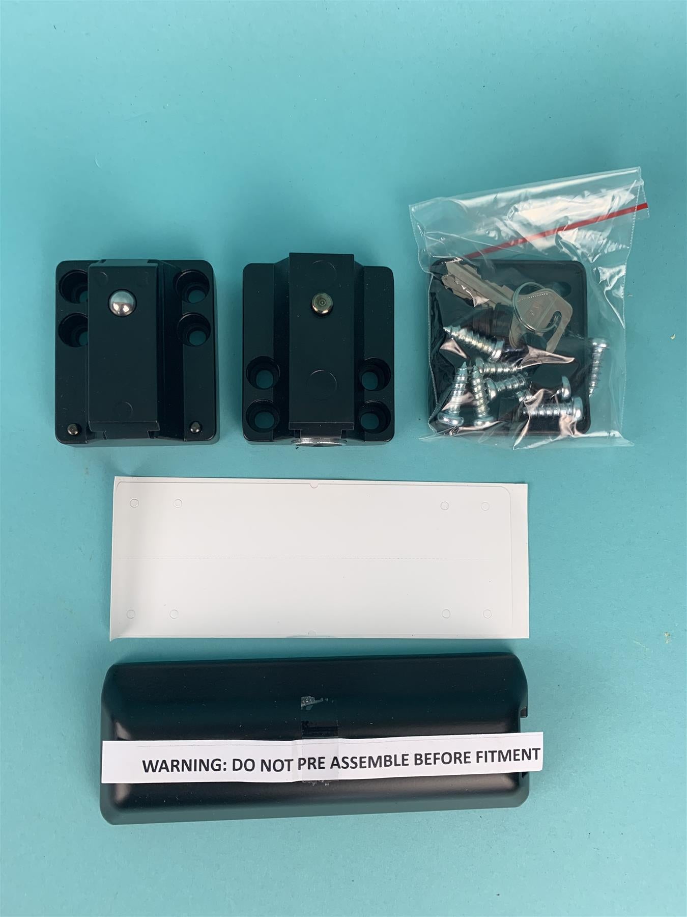 Milenco Van Door Deadlock Single (BLACK)