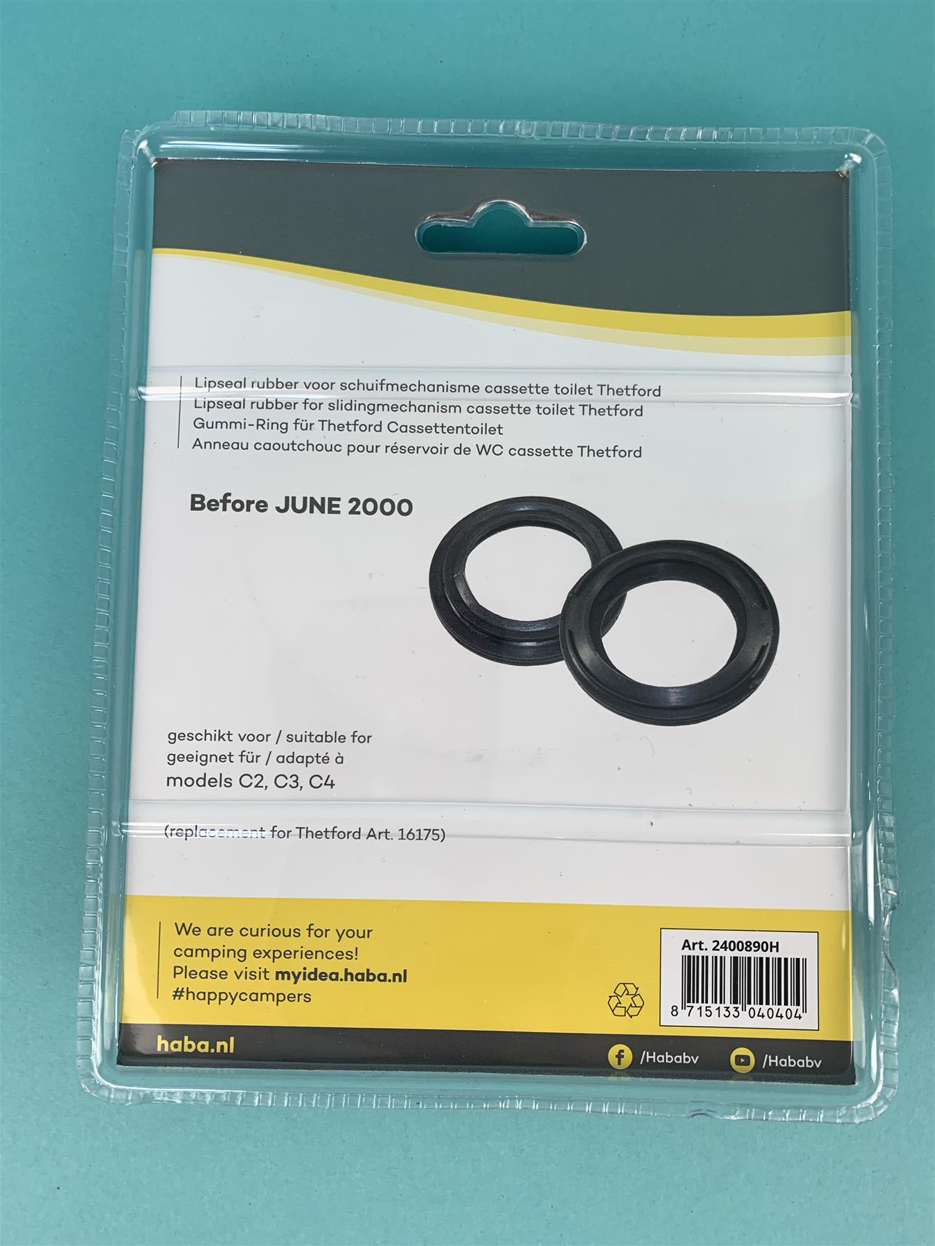 Haba Lipseal For Thetford Cassette Toilets Before June 2000