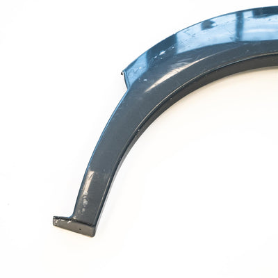 A grey Roller Team Autoroller and Zefiro motorhome wheel arch.