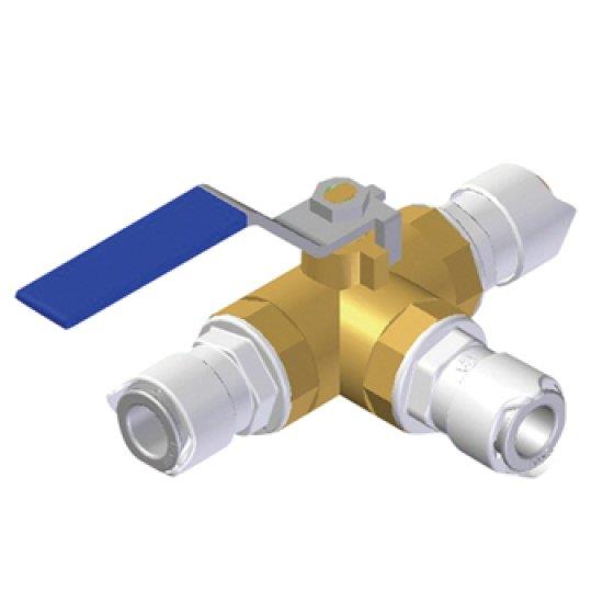 WHALE SYS-12 3 Way Shutoff Valve