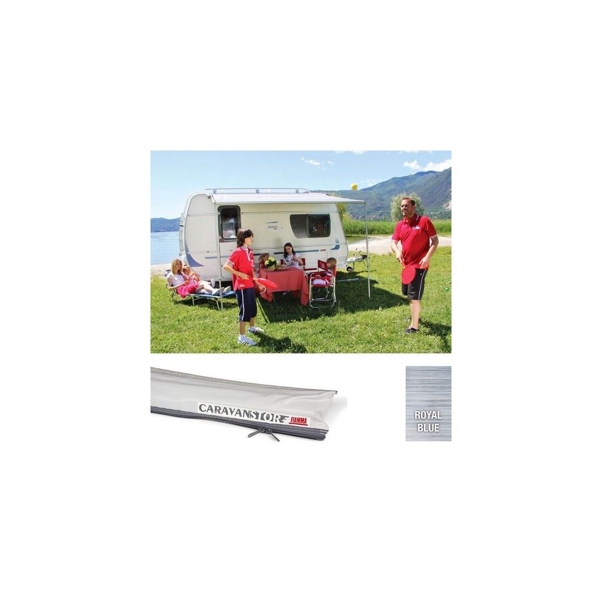 Grey Caravanstore 410 XL Royal Blue Fabric