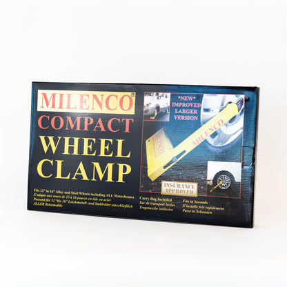 Milenco compact wheelclamp for motorhome