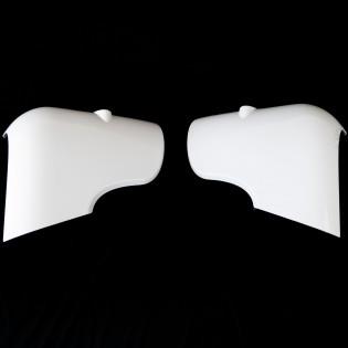 Set of side pods for rear bumper on a Dethleffs Trend motorhome.