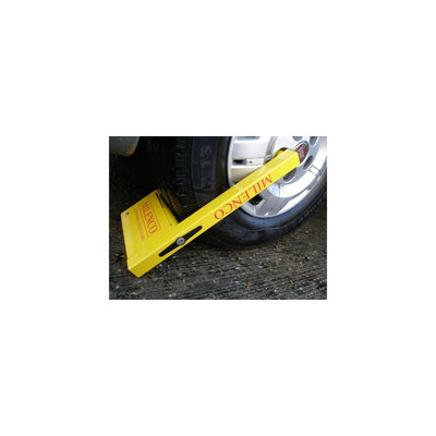 Milenco compact wheelclamp for motorhome