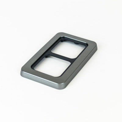 C-Line 2 way faceplate from the CT Range in Gun Metal Grey