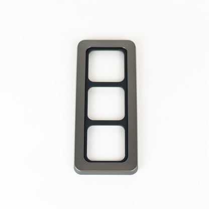 C-Line 3 way faceplate from the CT range in Gun Metal Grey