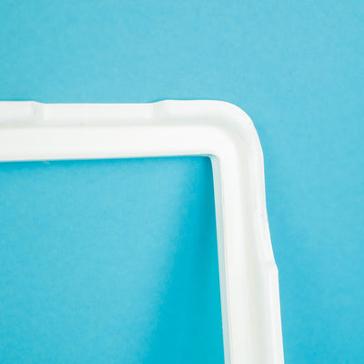 A white 280mm x 280mm Auto-Trail Tribute motorhome roof gasket.