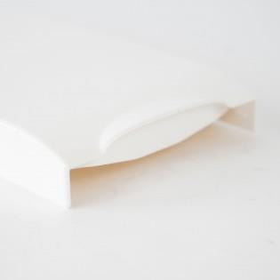 Truma water heater cowl cover white