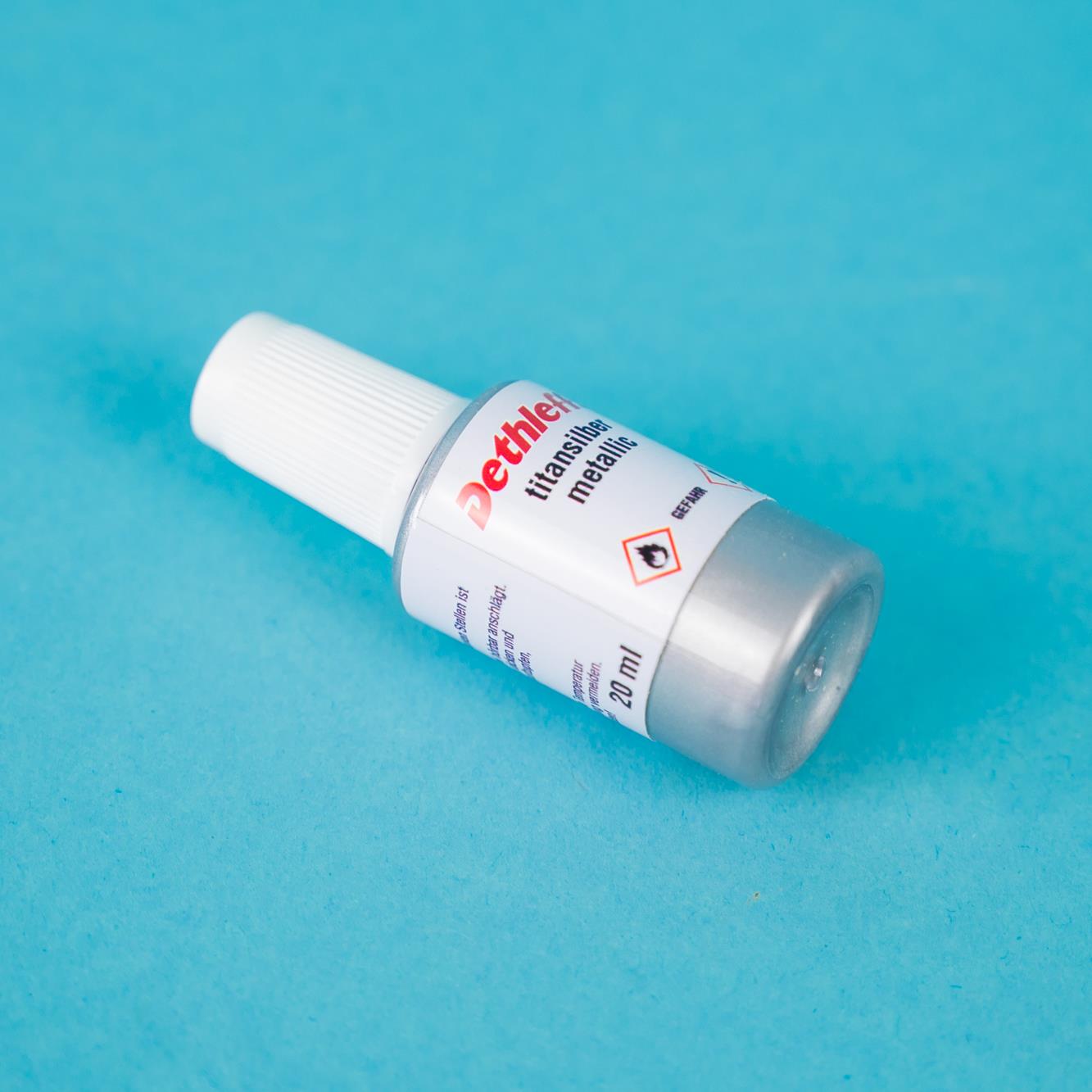 Fiat titan silver metallic touch-up paint for Dethleffs motorhomes