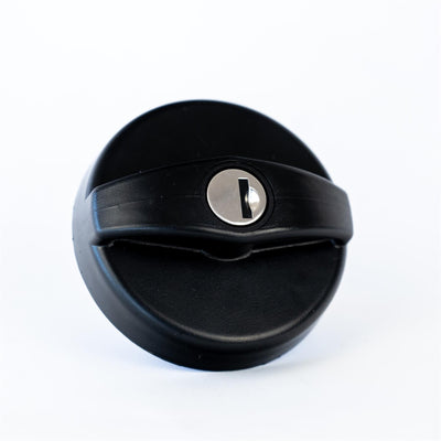Fresh water cap lock and keys (black)