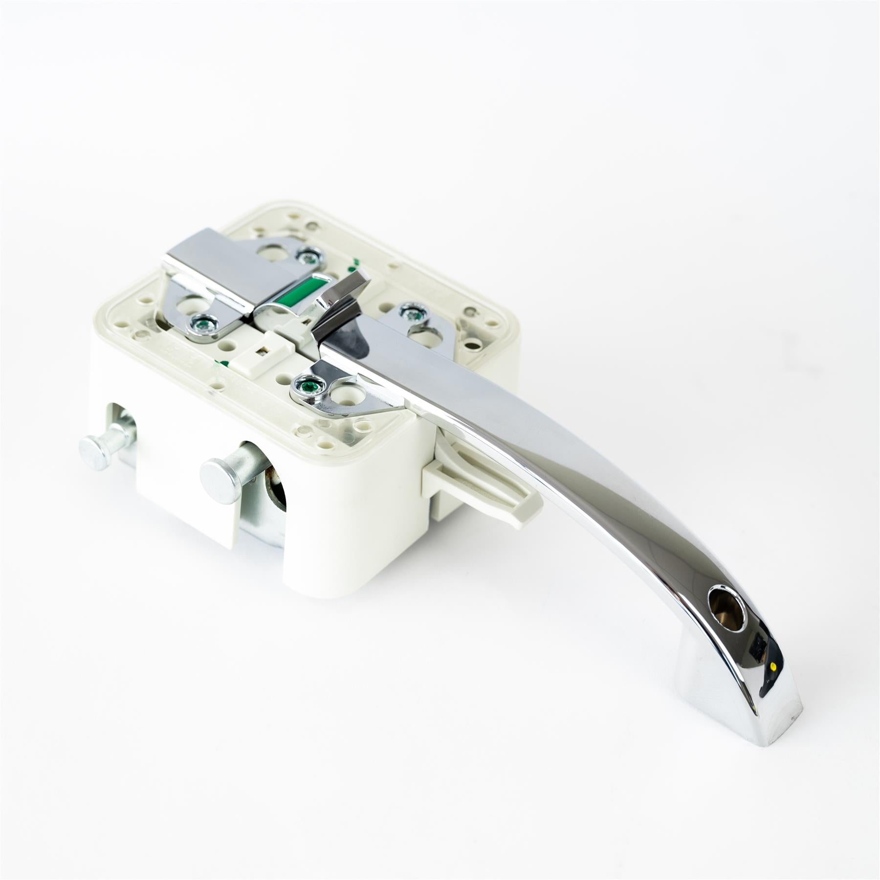 Roller Team Habitation Door Handle Kit White LH (Horustech) Inner & Outer HSC