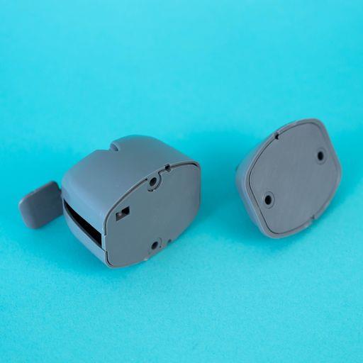 Lever Release Door Retainer Grey