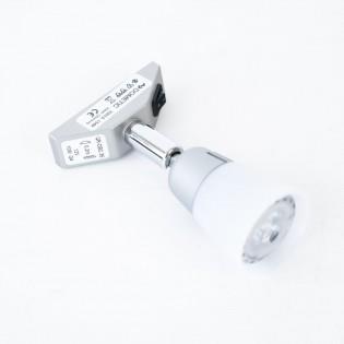A white Dethleffs and Sunlight motorhome spot light.