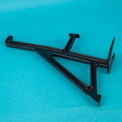 A black Roller Team motorhome skirt support.