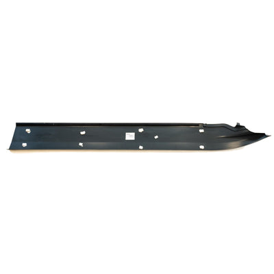 A grey Roller Team 695 2014 motorhome front left skirt.