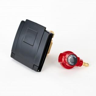 Bullfinch External BBQ Gas Outlet Point Black