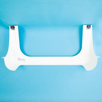 A white Roller Team motorhome door sill.