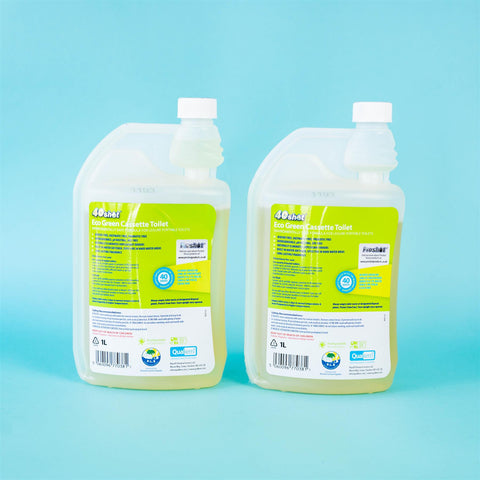 40 Shot Eco Green cassette Toilet chemical (Twin pack)